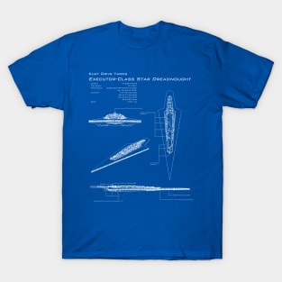 Executor Super Star Destroyer Blueprint T-Shirt